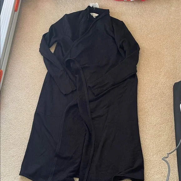 Soma Black Fleece Cardigan - Picture 1 of 2